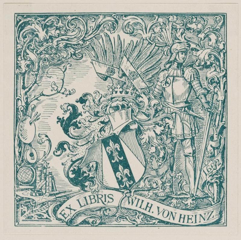 Bookplate: Wilhelm von Heinz