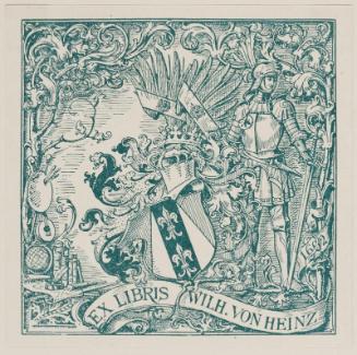 Bookplate: Wilhelm von Heinz