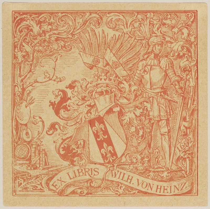 Bookplate: Wilhelm von Heinz
