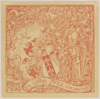 Bookplate: Wilhelm von Heinz