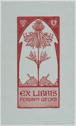 Bookplate: Ferdinand Gecks