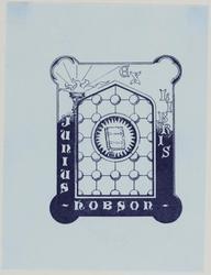 Bookplate: Junius Hobson