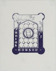 Bookplate: Junius Hobson