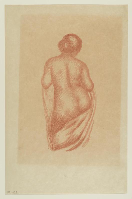 Bather Seen From Behind (Femme de dos, drapée)