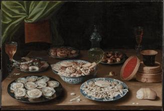 Still Life with Oysters, Cookies, and Comfits