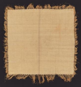 Prestige textile of square shape