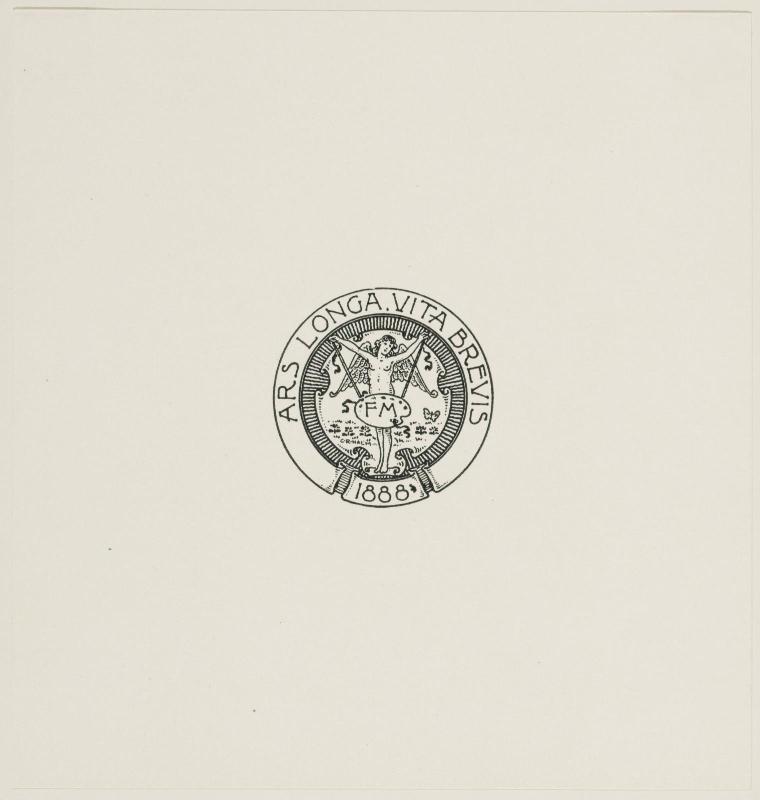 Bookplate of Ferdinand Meder