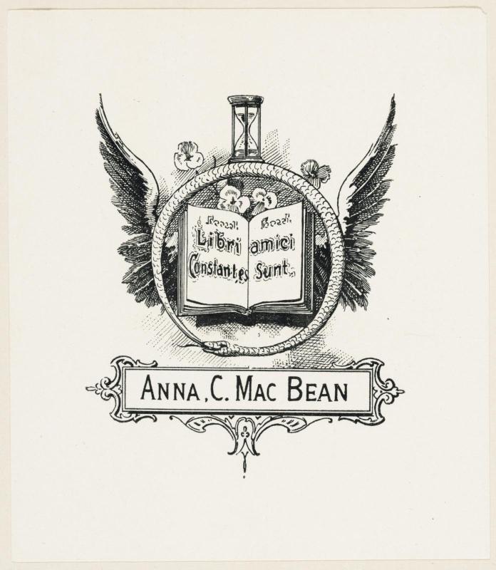 Bookplate: Anna C. MacBean