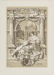 Bookplate: E. Graf von Mirbach