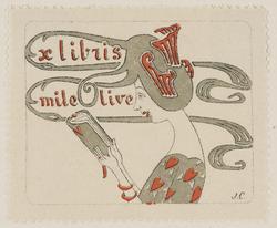 Bookplate: Emile Olive