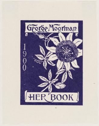 Bookplate: George Moorman (Lady)