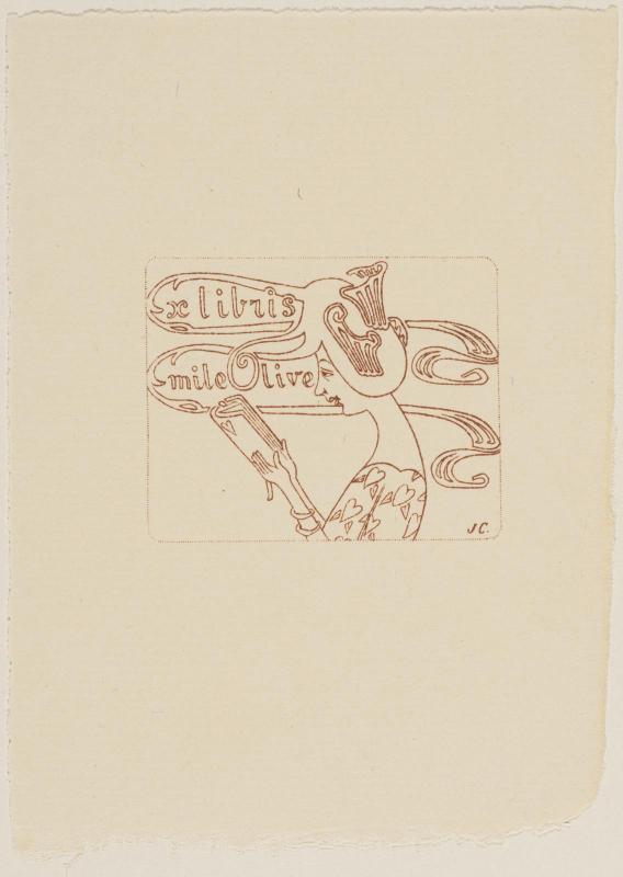 Bookplate: Emile Olive