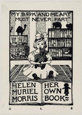 Bookplate of Helen Muriel Morris