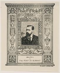 Bookplate for the Biblioteca de Paul Font de Rubinat