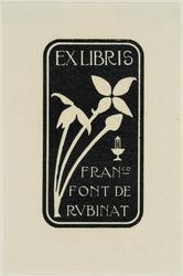Ex libris: Franco Font de Rubinat