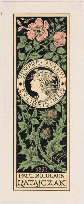 Bookplate: Paul Nic. Ratajczak