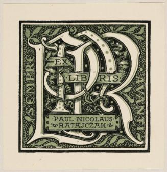 Bookplate: Paul Nic. Ratajczals