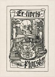 Bookplate: Wilhelm Plonsker