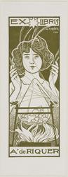 Bookplate: A. de Riquer