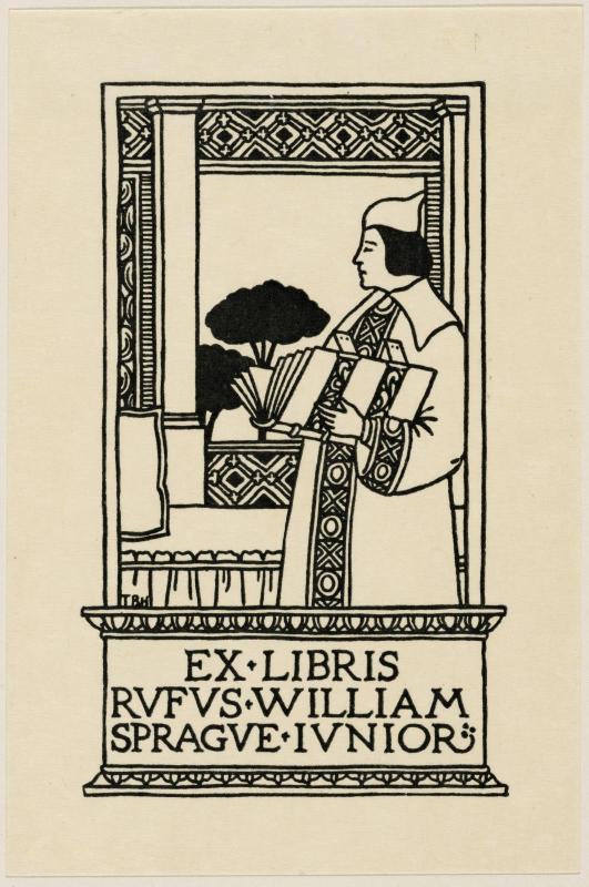 Bookplate: Rufus William Sprague, Jr.