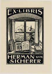 Ex-Libris: Prof. Herman von Sicherer, München