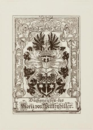 Bücherzeichen des Moriz von Weittenhiller