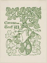 Bookplate: Corona des Treff Ass.