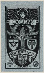 Bookplate: Carl Wolbrandt