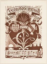 Bookplate: Caecilie Wolbrandt