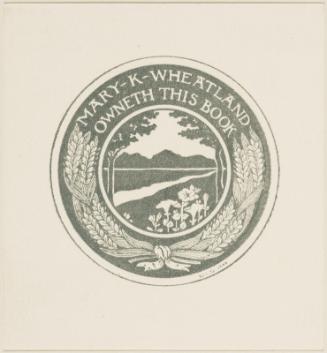 Bookplate of Mary K. Wheatland