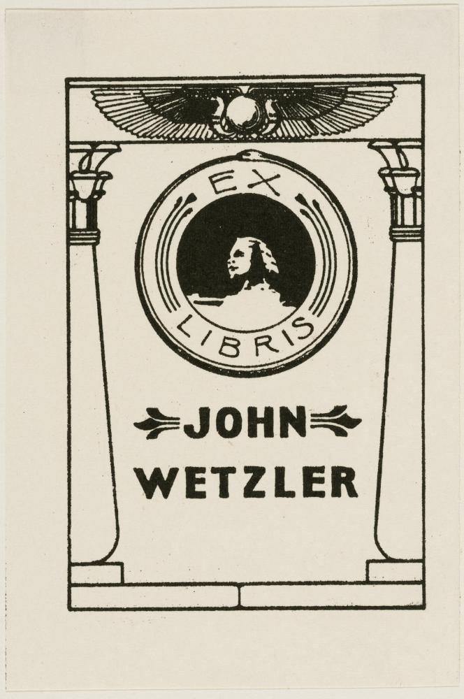 Bookplate: John Wetzler