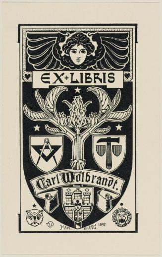 Bookplate: Carl Wolbrandt