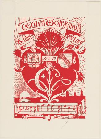 Bookplate:  Caecilia Wolbrandt