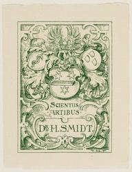 Bookplate: Dr. H. Smidt