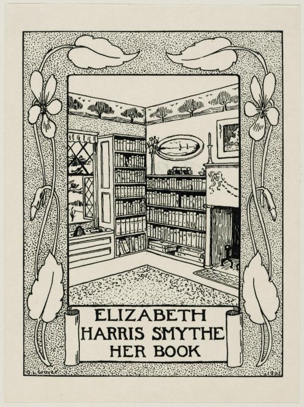 Bookplate of Elizabeth Harris Smythe