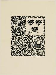Bookplate: Karl Friedrich Zähringer