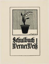 Bookplate: Schulbuch Werner Weiss