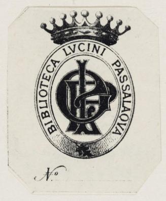 Bookplate: Lucini Passalaqua