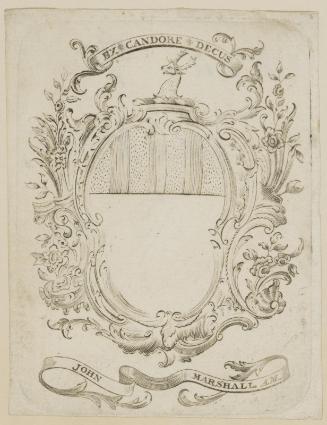 Bookplate: John Marshall, A.M.