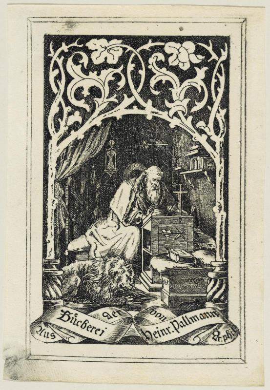 Bookplate: Heinrich Pallmann