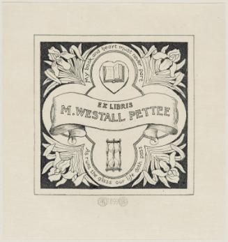 Bookplate: M. Westall Pettee