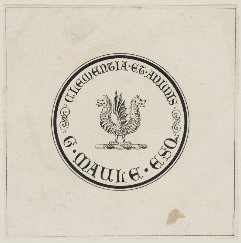 Bookplate: C. Maule, Esq.
