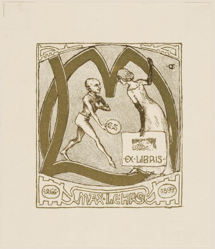 Bookplate of Max Lehrs