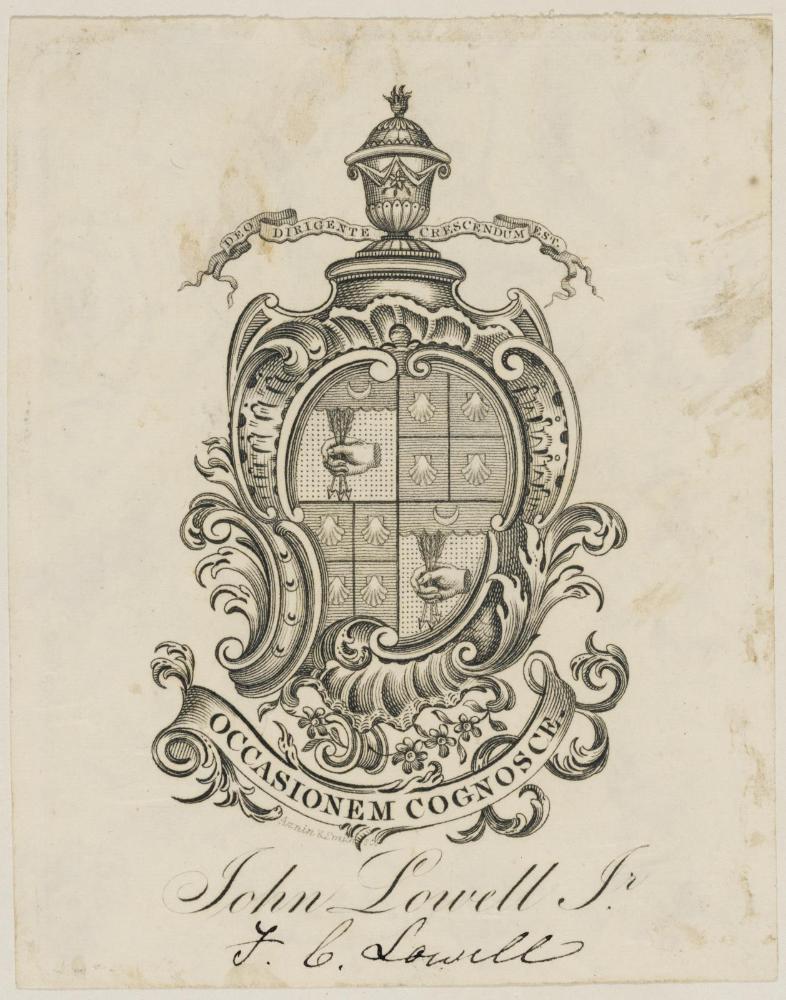 Bookplate: John Lowell, Jr.