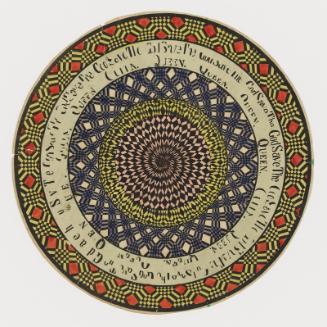 Bottom disk for a zoetrope