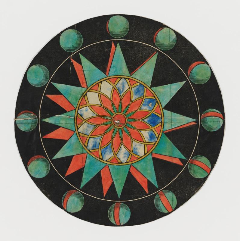 Bottom disk for a zoetrope