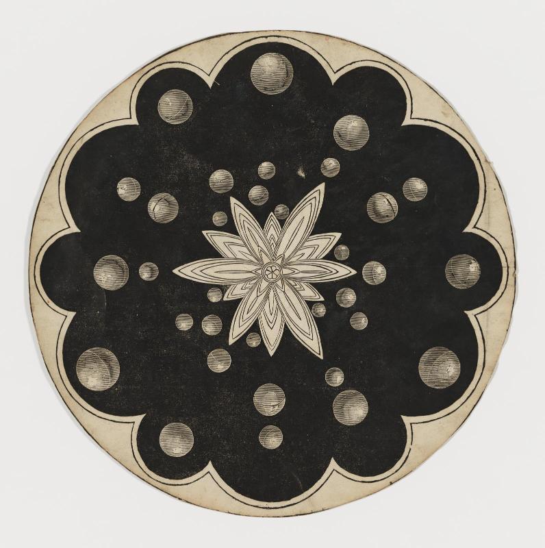 Bottom disk for a zoetrope