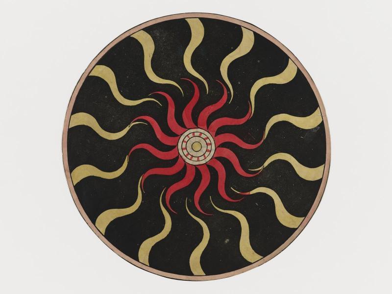 Bottom disk for a zoetrope