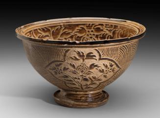 Bowl with floral design