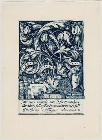 Bookplate for Samuel Putnam Avery
